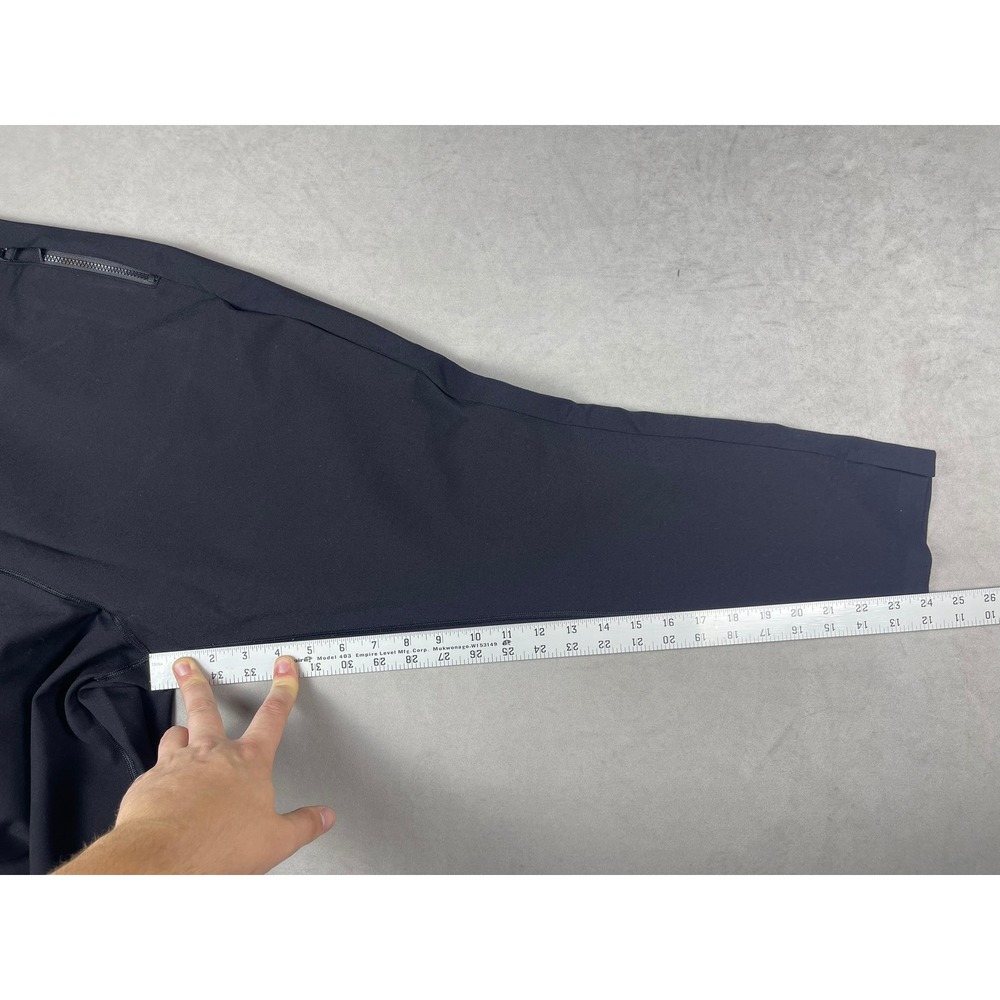 FLX Mens Black Athletic Pants 2X-Short Zip Pockets Stretch Athleisure Activewear - Picture 5 of 7